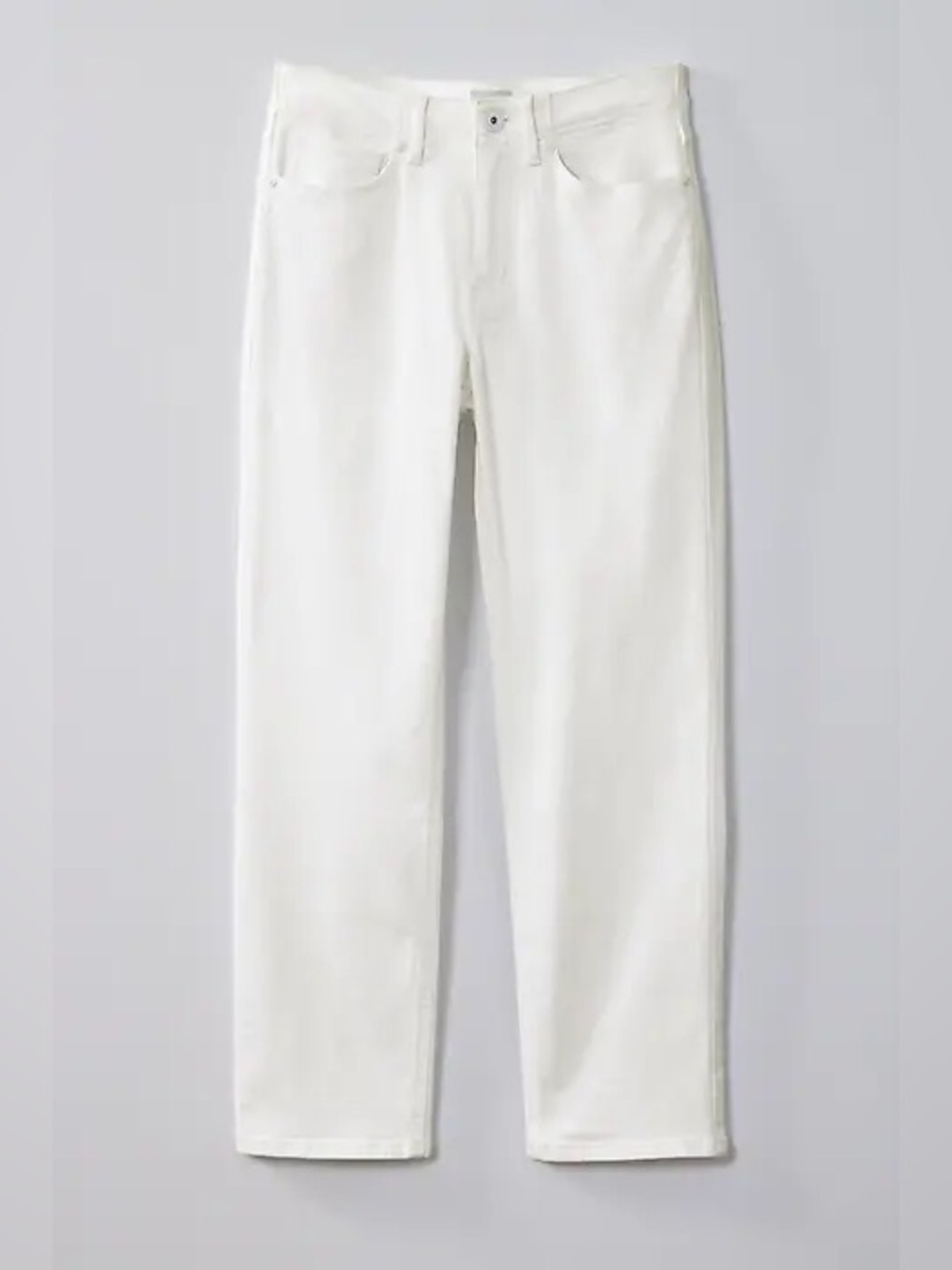 J. Jill White Cropped Straight-Leg Pants, Size 12, Great Condition